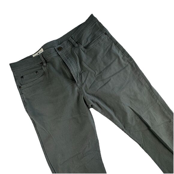 Onward Reserve Classic 5-Pocket Pant Mens 34x32 Olive Green Canvas Chino Stretch - Picture 1 of 11